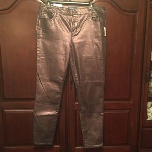 NWT Old Navy Rockstar Metallic Jeans -Super Skinny